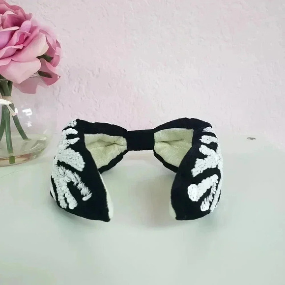 Seed Bead Sequin Embellished Knot Headband - Picture 4 of 4